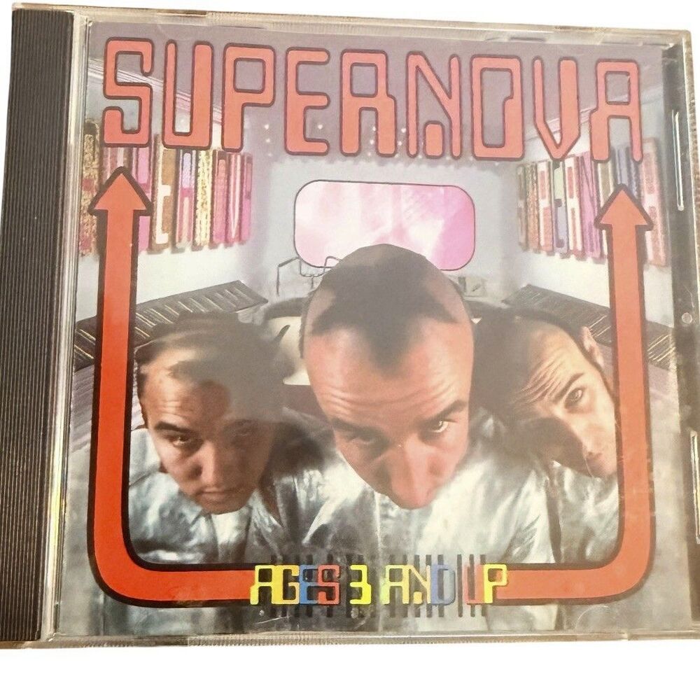 Supernova Ages 3 And Up CD Album 1995 First Edition, Amphetamine Reptile Records